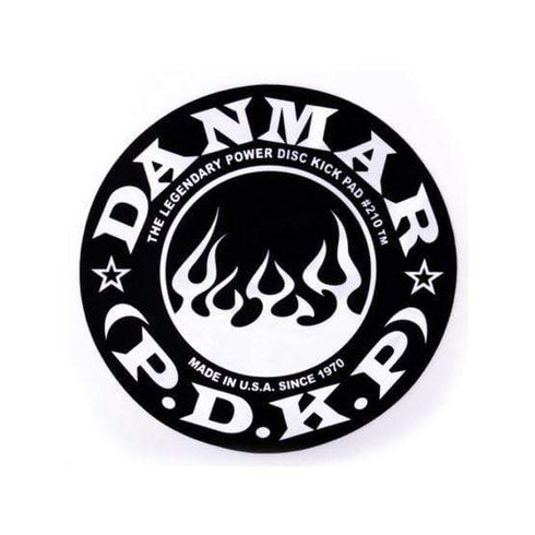 Danmar 210 Power Disc Bass Drum Patch - Flames
